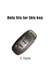 TPU Car Remote Key Case Shell Cover Fob For Audi A6 c6 A1 A3 A4 A5 A7 A8 Q3 Q5 Q7 S3 RS3 RS6 TT 8n Keycase Protection Accessories