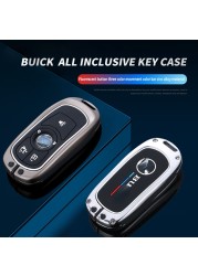 Car Key Case For Buick Envision Envision GL6 GL8 New LaCrosse Excelle Regal Verano Keys Protective Cover Shell Keychain Accessories
