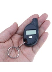 Keychain Style Tire Gauge Digital LCD Display Car Air Pressure Test Meter Auto Motorcycle Tire Manometer Tire Pressure Gauge