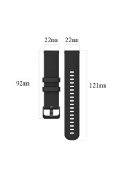 Sports Silicone Band for Garmin Vivoactive4/Garmin Active 22mm Sports Quick Release Band for Women Vivoactive4/Garmin Active