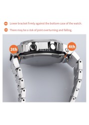 G-Refit DW5600 5610 G5600E Metal Bezel Stainless Steel Watchband 5600 Strap GW-B5600 Band WtachCase Accessories With Tools