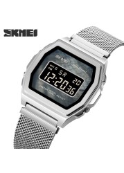 SKMEI Digital Movement Male Wristwatch Countdown Calendar Alarm LED Display Men Electronic Watch Relojes para hombre Montre