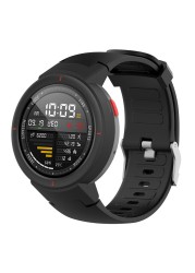 شريط سيليكون ل Amazfit Verge/verge Lite الرياضة سيليكون الفرقة استبدال الفرقة ل Huami Verge/verge لايت الإفراج السريع مشبك