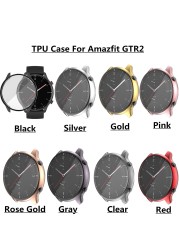 For Amazfit Gtr2 Case Cover Soft Silicone Full Protection Case Cover For Xiaomi Huami Amazfit Gtr2 Watch Accessories