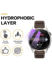 Glass Film For Huawei Watch 3 Pro Full Cover Waterproof Anti-scratch Glass 2.5d 9h Hardnedd Screen Protector Film For Gt3 Pro