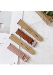 Original Leather Strap for Samsung Galaxy Watch 3 45mm 41mm Smart Watch Bracelet for Galaxy Watch 3 Wearable Accessories