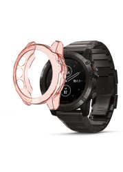 Smartwatch Case Protectors Soft Ultra-thin Crystal Clear TPU Case Cover Watch For Garmin Fenix ​​5/5 Plus