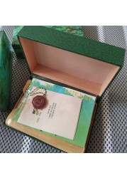 1pcs/set Green Watch Box Super Quality Original Inner Outer Womans Watches Boxes Men's Wristwatches Luxury Watch Mens Watch Box