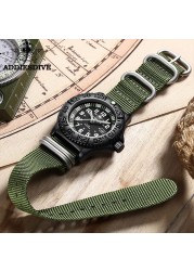 Addies-Men's Military Quartz Watch Sport Watch 50m Water Resistant Ultra Luminous Outdoor