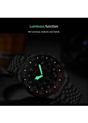 2022 Mens Quartz Watches Waterproof Diving Sports Business AAA Chronograph Watch Automatic Date Luxury Brand Trend AAA Watches