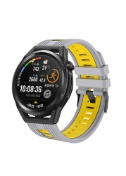 Official Silicone Band For Huawei Gt Runner / Huawei Gt3 46mm / Huawei Gt3 Pro 48mm / Huawei Gt3 46mm 22mm Original Silicone Band