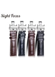 Calfskin Watch Band for Longines Masters Collection Watch Strap Strap Bracelet Cowhide Leather 13 14 15 18 19 20 21 22 mm Strap L3