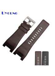 Genuine Leather Watch Strap for Diesel DZ1216 DZ1273 DZ4246 DZ4247DZ287 Watch Bracelet Mens Watchband Wrist Band