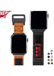 Sport Nylon Strap Loop for Apple Watch Bands 42mm 40mm for iWatch 7 45mm 41mm 6 Se 5 4 3 Strap for Wirstbands 38mm 44mm Bracelet
