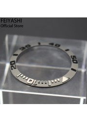 FEIYASHI 38mm Black Ceramic Bezel Insert Men Watches Rings for 40mm Submarine Daytona Yacht-Master Cases Accessories Parts