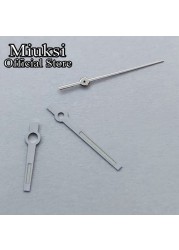 Miuksi Watch Silver Hands Green Luminous Hands Fit NH35 NH36 ETA 2824 2836 Miyota 8205 8215 821A Mingzhu 2813 3804 Movement