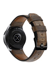 Genuine leather strap for Samsung Galaxy Watch 3 46mm bracelet Gear S3 Frontier bracelet Huawei watch 2 gte band 22mm watch band