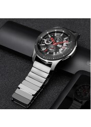 22mm Watch Band For Samsung Galaxy Watch 4/Classic/3 45mm Strap 42mm 46mm 40mm 44mm/Gear S3 Bracelet 22mm Ceramic Strap