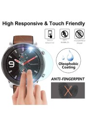 3/5 Pack Watch Screen Protectors Explosion-proof TPU Screen Protector Protective Film for AMAZFIT GTR Smart Watch 47mm Smartwatch 42mm