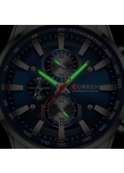 New Watches Men Luxury Brand CURREN Quartz Men's Watch Sport Waterproof Wristwatches Chronograph Date Relogio Masculino