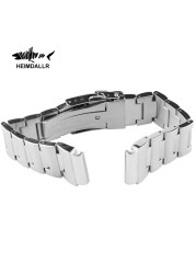 Heimdallr Watchband Solid 20mm Width Stainless Steel Watch Band Suitable for Sea Monster Diver Watch