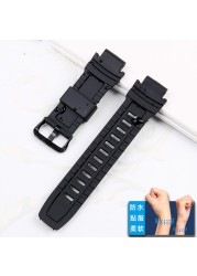 Watch strap suitable for Casio Mountaineering Series PRG-260 / 270 / 500 PRW-3500 / 2500 / 5100 silicone strap 18mm