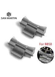 San Martin 6200 and BB58 female endlink 20mm watch parts bracelet accessories for SN004-G and SN008-G