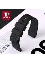 For Casio Watch Edifice EF-552D -1AVUDF Watchband Waterproof Rubber Watch Strap Silicone Bracelet Men Resin Strap