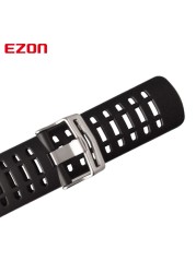 EZON Sport Watch Original Silicone Rubber Strap Watchband for L008 T023 T029 T031 G2 G3 S2 H001 H009 T007 T037 T043