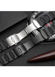 Plastic Watchband for Casio GW-A1100FC GW-A1000 GW-4000 GA-1000 Watch Strap High Quality Mens Sport Wrist Bracelet