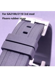 GA2100/2110 3rd Fluorescent Rubber Strap Watch