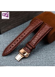 Genuine crocodile watch strap 18mm 19mm 20mm 21mm 22mm 24mm watchband man watch band crocodile skin leather bracelet belts