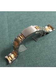 For Rolex strap 13mm 17mm 19mm 20mm stainless steel watchband curved end bands replacement watches accessories