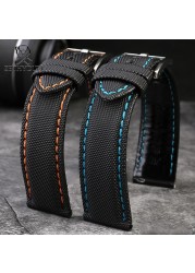 Men's Waterproof Nylon Safety Belt, 20 and 21 mm, 22 mm, High Quality Fabric, Special for NATO Belt, Nylon