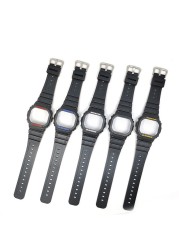 Resin Watches Watches Bezelfor Casio G-SHOCK DW5600 GW-B5600 DW5100 Waterproof Sport Silicone Strap Case With Tool