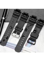 High Grade Rubber Wrist Strap For Casio G-shock AW-591/590/AWG-M100/101/G-7700 Replacement Bracelet Watch Band