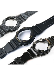 Watch Accessories Resin Strap Men Pin Buckle Strap Case for Casio G-SHOCK GA-110 GA-100 GD-1205146 5081 Waterproof Watch Band