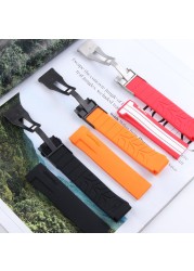 Sport Silicone Watch Bands For Tissot T048 T048.417 Watchband Watch T-Race T-Sport Watchband Waterproof Bracelet Soft Rubber