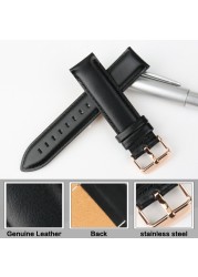 MAIKES Quality Genuine Leather Watch Band 13mm 14mm 16mm 17mm 18mm 19mm 20mm Watchbands for DW Daniel Wellington Watch Strap