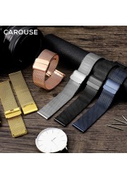 Carouse - Milanese Stainless Steel Watch Band, for Samsung Galaxy Watch, 12/13/14/16/17 18mm 19mm 20mm 22mm