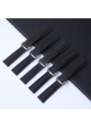 Nylon Leather Canvas Watchband for Omega Watch Band Speedmaster At150 19mm 20mm 21mm 22mm Watch Band Planet Ocean Seiko Hamilton