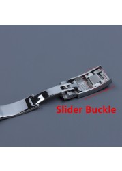 20mm 21mm Adjustable Watchband for Rolex Strap Role Daytona Submarines GMT Yacht-Master OYSTERFLEX Glidelock Rubber Watch Band