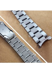 16 18 19 24 21 26mm Strap for Samsung Galaxy Watch 4 42mm/46mm Watch 3 45 41mm Stainless Steel for Huawei Watch GT2 2e 22mm 20mm