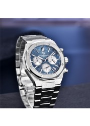 2021 New PAGANI Design Men's Quartz Watches Top Brand Stainless Steel Sapphire Automatic Chronograph 20Bar Relogio Masculino