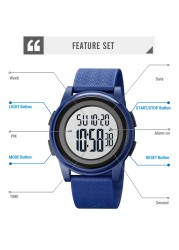 Relogio Masculino SKMEI Sports Watches Men Wristwatches Light Chrono Alarm Clock 5Bar Waterproof Digital Watch Countdown Casual