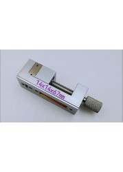 Small stainless steel vise tool for jeweler's watch and watch