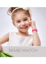 SKMEI Colorful Childhood Quartz Watches Simple Soft Kids Wristwatches Fashion Waterproof Boys Watch Ladies relogio infantil 1401