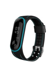 Free Shipping Replacement Honeycomb Silicone Bracelet Watch Band Strap for Xiaomi Mi Band 3 4