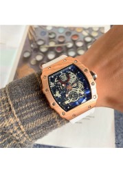 Full Function New Mens Watches RM Luxury Watch Men's Quartz Automatic Wrist Watches DZ Male Clock