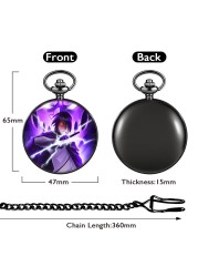 Customized Cartoon Character Style Personality Pocket Watch Men With Thick Chain Quartz Watches Delicate Gift For Boyfriend